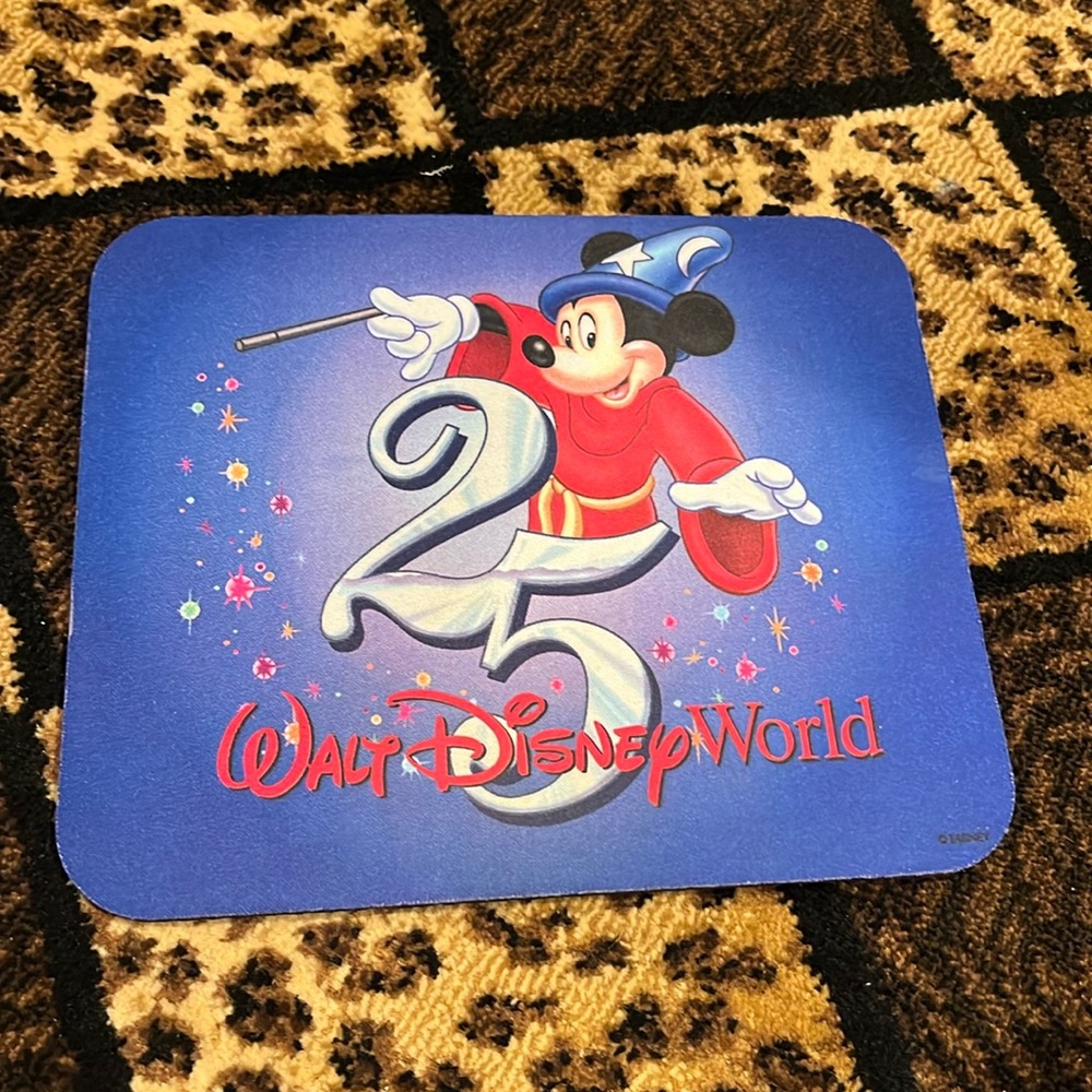 Walt Disney World, 25th anniversary mouse pad